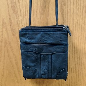 Black crossbody purse